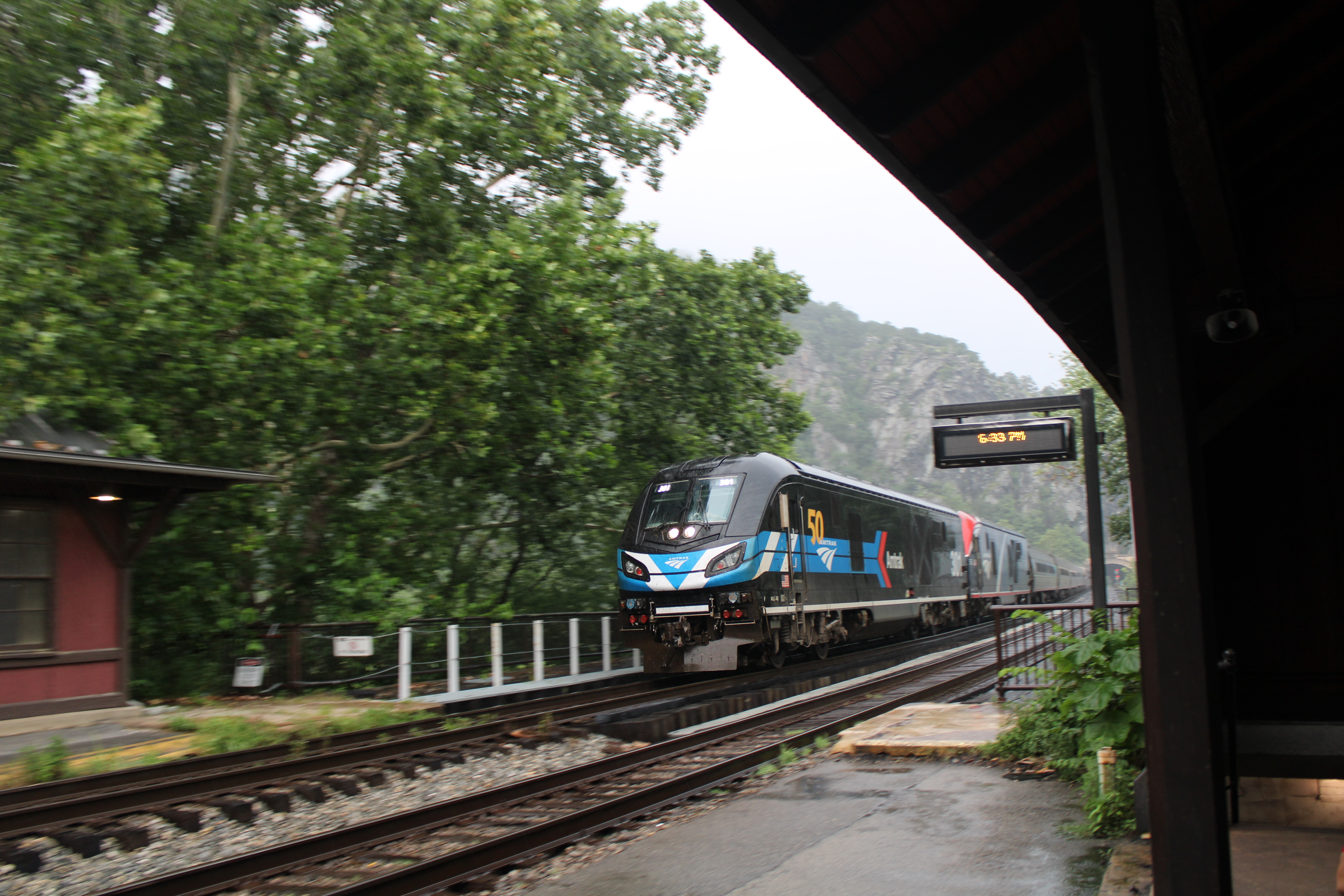 Amtrak 50th anniversary locomotive